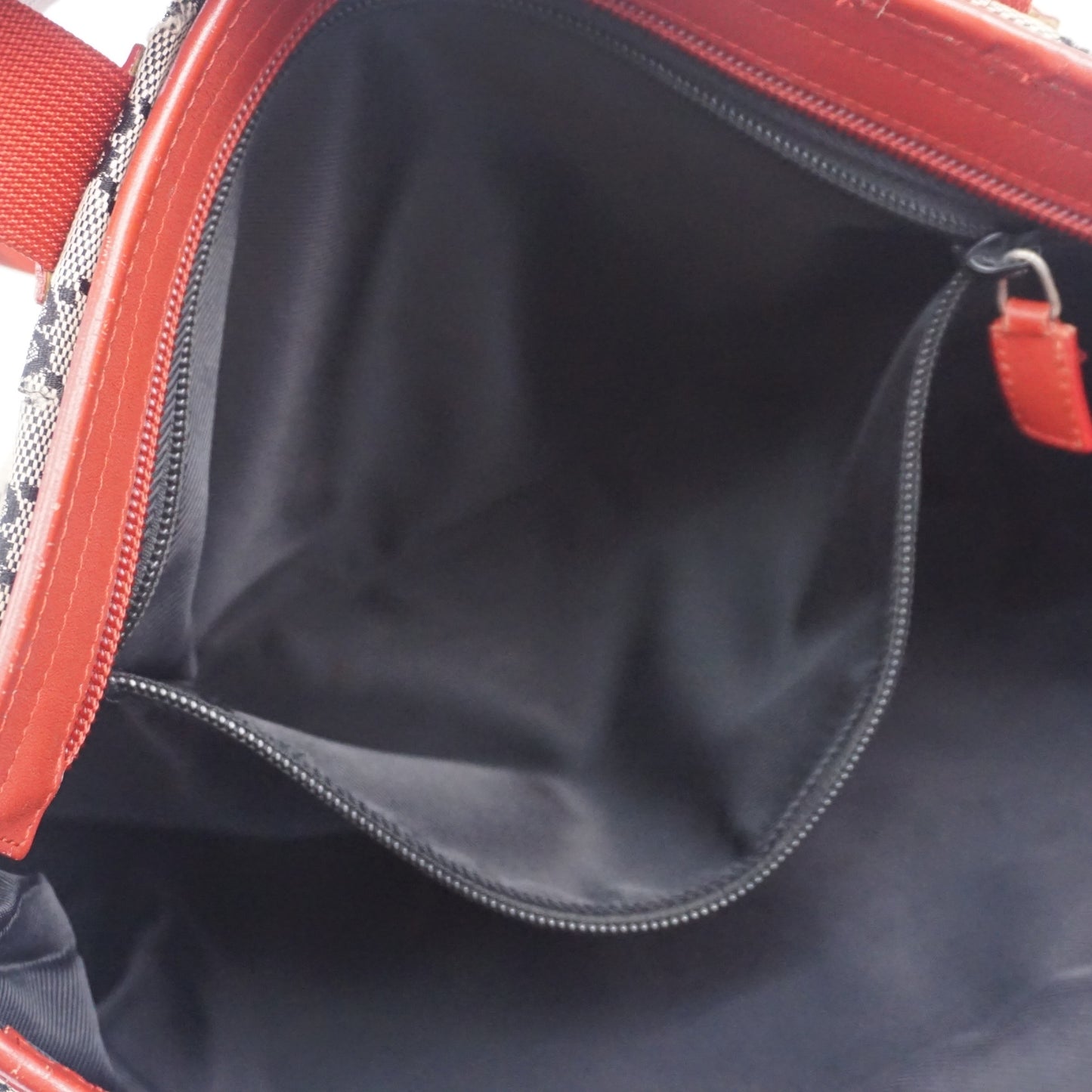 グッチ 019 0426 2404 GG キャンバス レザートートバッグ レッド系 GUCCI B26G793